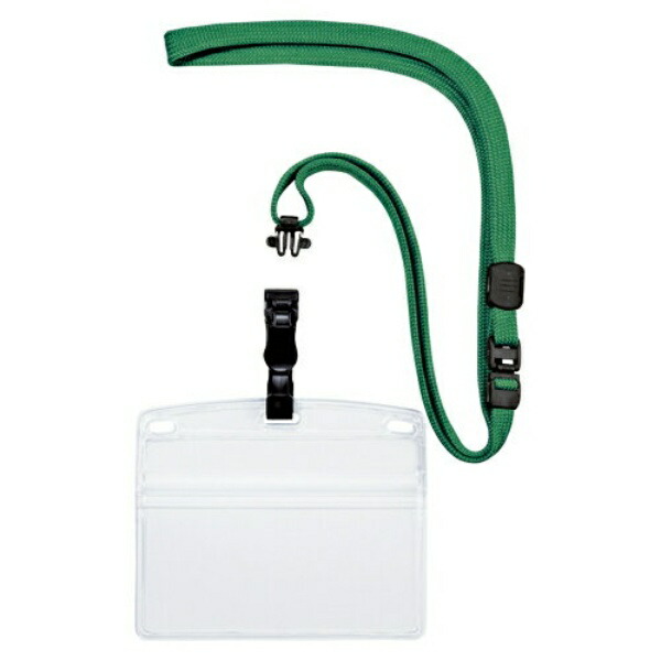 Open Industry Hanging Name Tag Nameplate Name Tag Card Holder Detachable 10-Pack Zipper Soft Case Green NL-6-GN