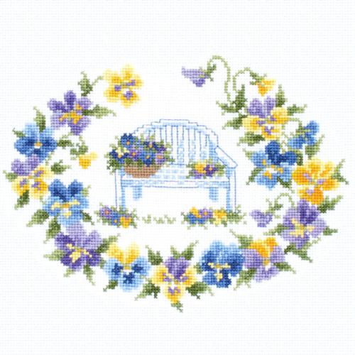 Olimpas Silk Onoe Megumi Embroidery Kit Flower Symphony Viola & Chair 7434
