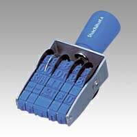 Shachihata Stamp Rotating Rubber Stamp Western Date No. 1 Imprint Size Approx. 44×8 mm Mincho Typeface