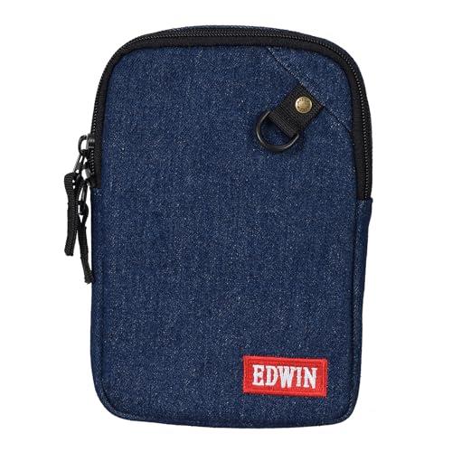 Etsumi Pouch EDWIN Edwin Denim Shoulder Pouch Rope Strap Navy VE-3576