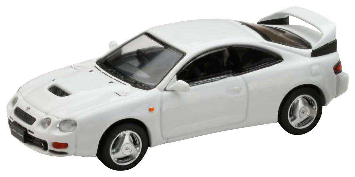 HJ64 1/64 Toyota Celica GT-FOUR WRC Edition (ST205) with Engine Display Model Super White II Completed Model
