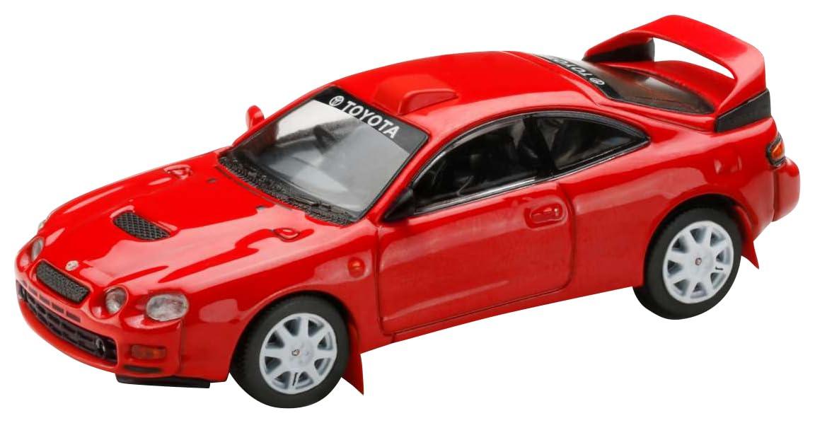 HJ64 1/64 Toyota Celica GT-FOUR WRC Edition (ST205) Custom Version / 8 Spokes Wheel Super Red IV Completed Model