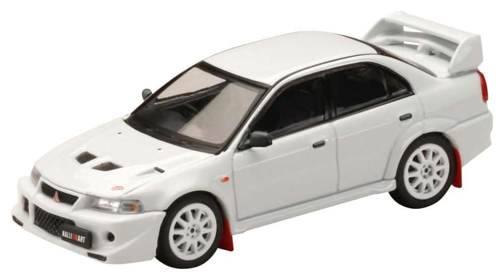 Hobby Japan HJ64 1/64 Mitsubishi Lancer RS Evolution 6 Monte Carlo Edition Scotia White Completed Model