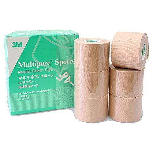 3M Kinesiology Taping Multi-Pore Sports Regular 50mm 6 Rolls 274350