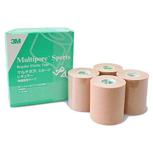 3M Kinesiology Taping Multi-Pore Sports Regular 75mm 4 Rolls 274375