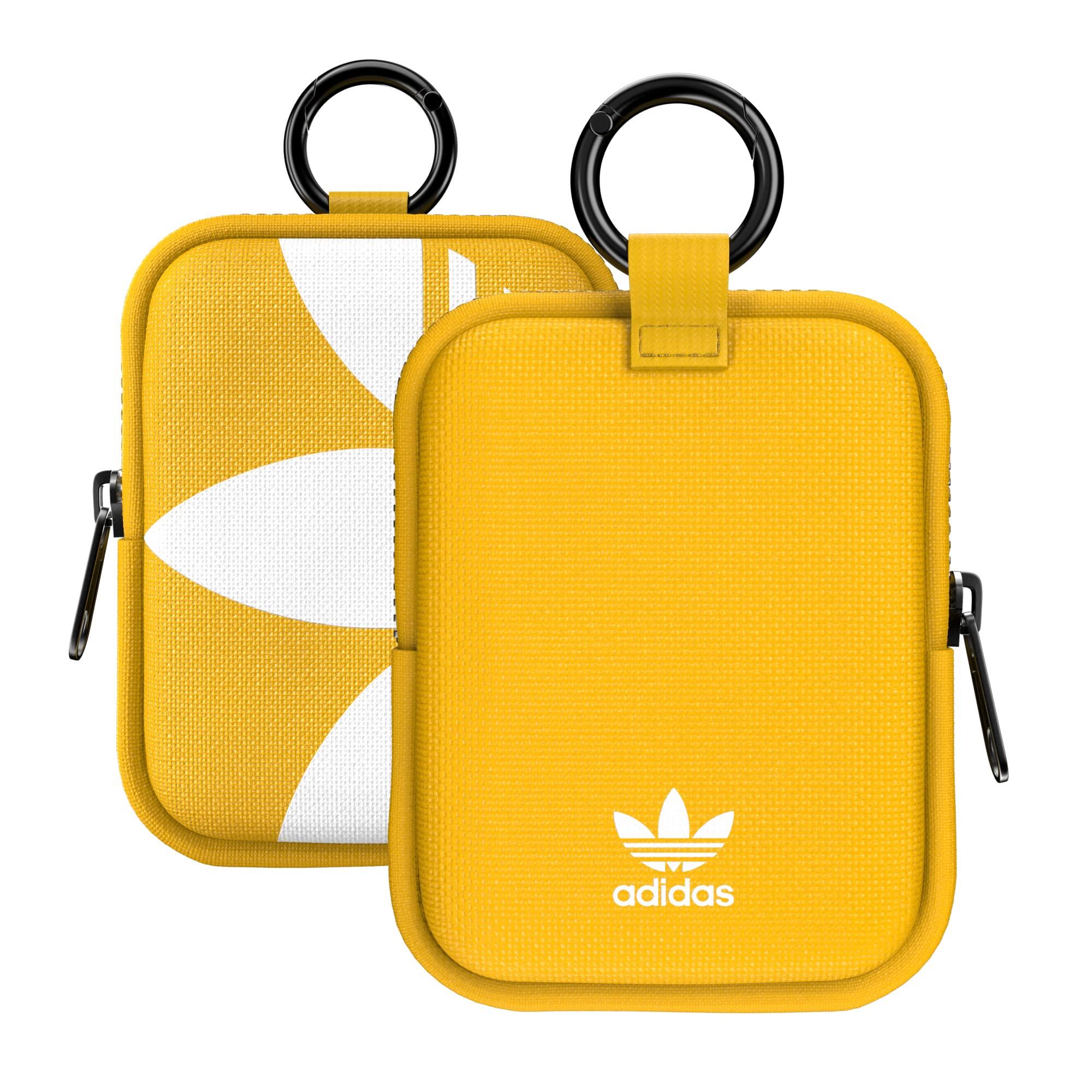 adidas Earbud Case Earbud Pouch Wireless Earbuds Compatible Cable Cover Mini Box Storage Box Bold Gold with Logo [adidas OR small tech pouch SS23 adidas OR small tech pouch SS23 bold gold/white]