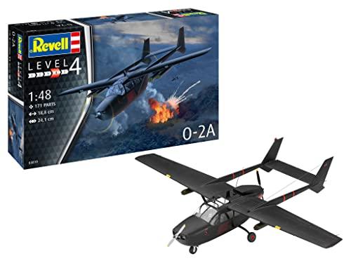 Revell 1/48 US Air Force O-2A Skymaster Plastic Model Kit 03819 Molded Color