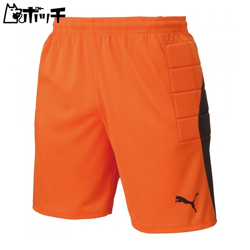 [PUMA] Soccer Moisture-Wicking Quick-Dry Shorts with Pad 729968 Boys' Fall/Winter 2024 Color Golden Poppy (04) 160