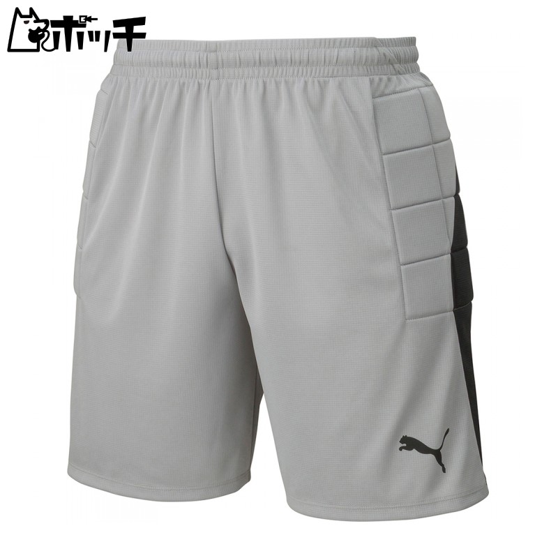 [PUMA] Soccer Moisture-Wicking Quick-Dry Shorts with Pad 729968 Boys 2024 Spring/Summer Color Silver/Black (05) Size 130