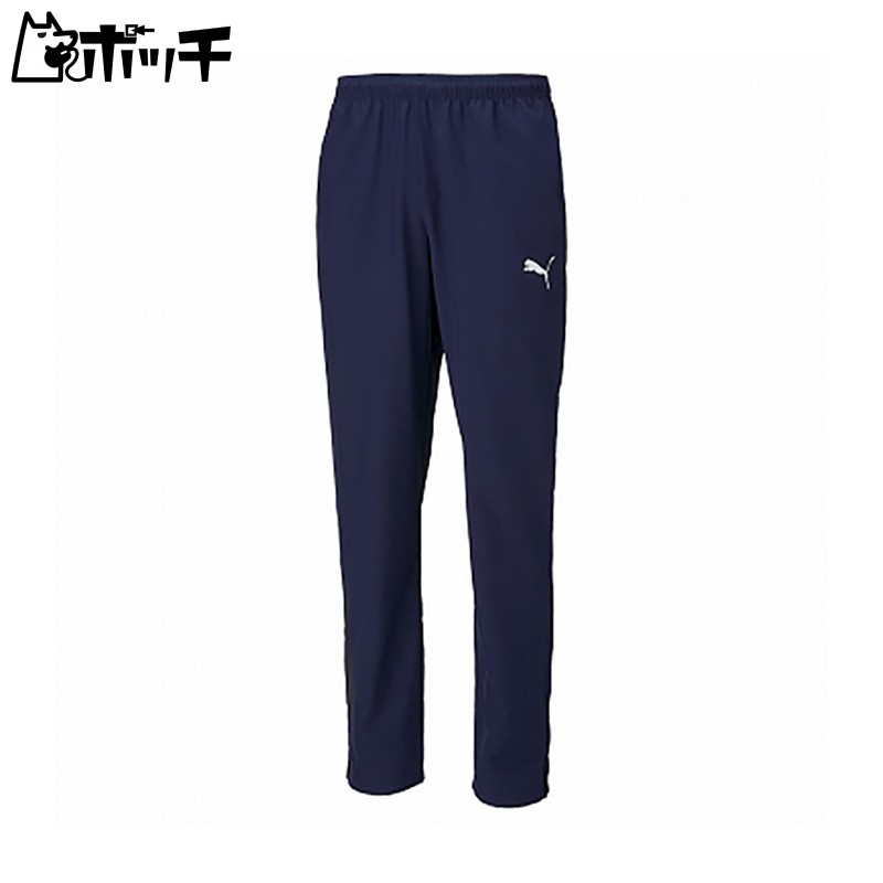 [PUMA] Quick-Dry Jersey Pants TEAMRISE Woven Pants Men's 2024 Fall/Winter Color Peacoat White (06) M