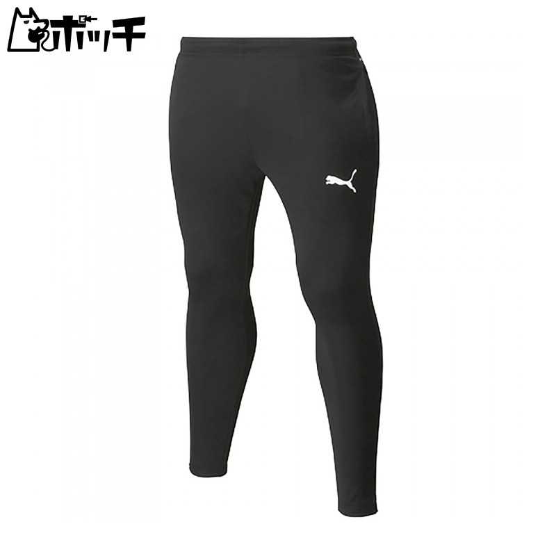 [PUMA] Quick-Dry Jersey Pants TEAMRISE Training Pants Men's 2024 Fall/Winter Colors Black White (03) S