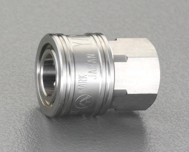 Rc 1/4" Female Thread Coupling (Medium Pressure/Stainless Steel)