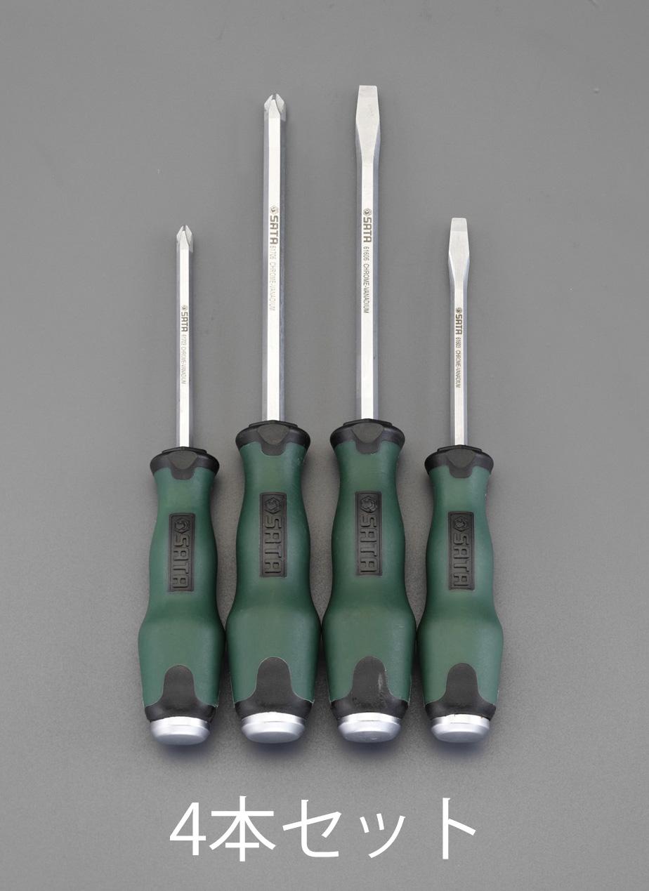 ESCO 4-Piece Through-Handle Screwdriver Set EA683SB-400