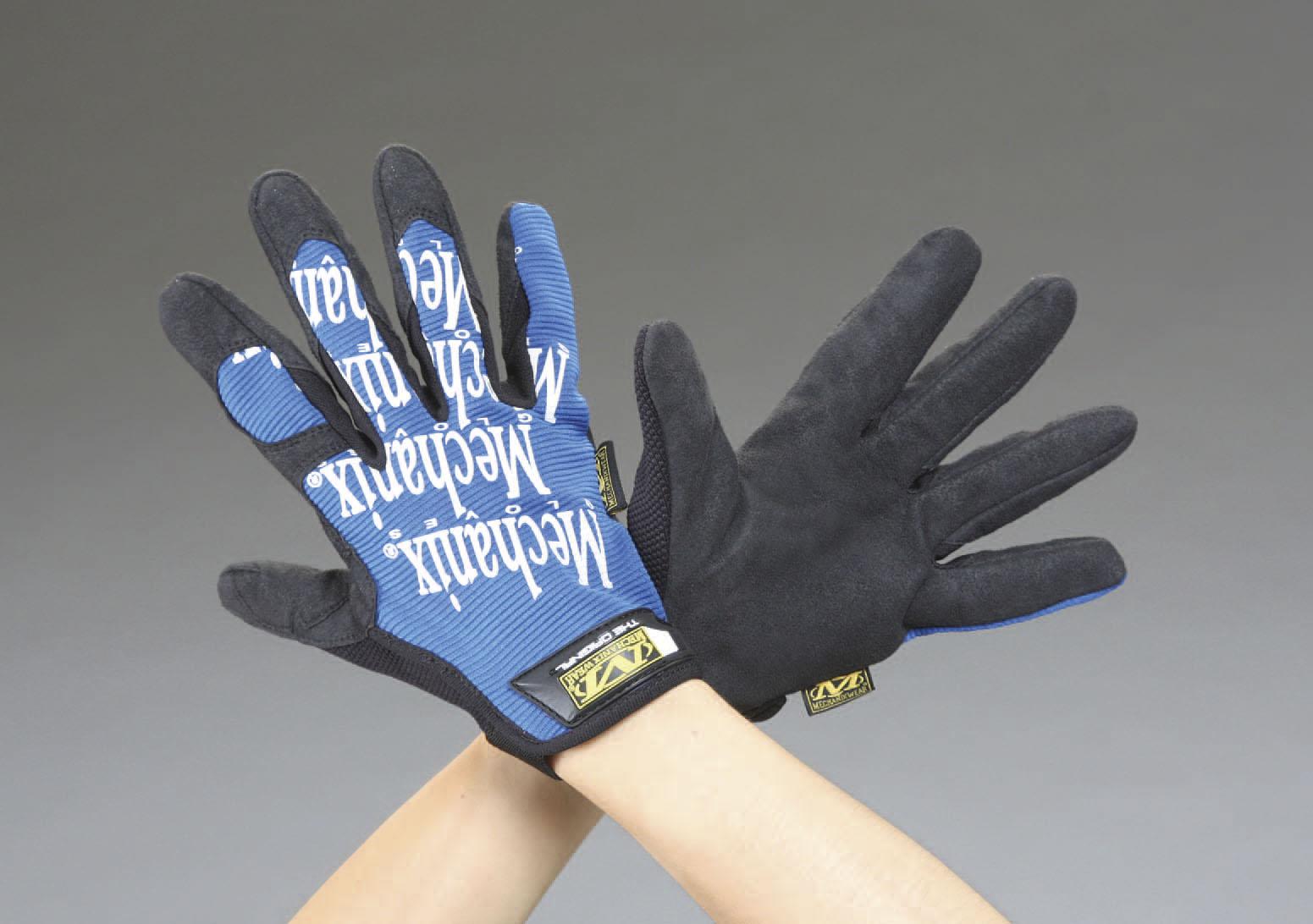 [S] Mechanics Gloves (Synthetic Leather / Blue)