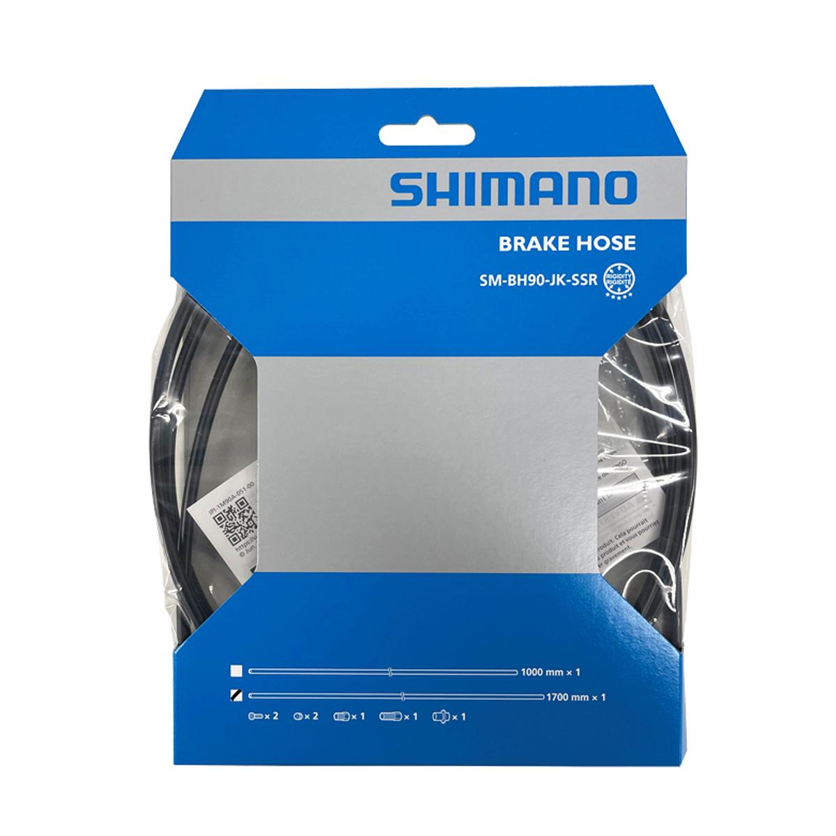 SHIMANO Disc Brake Hose SM-BH90-JK-SSR 1700mm Black ISMBH90JKSSL170 GRX
