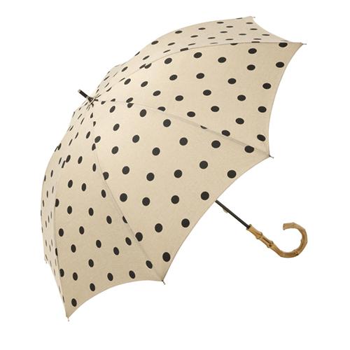 B-941232 Bamboo & Dot Pattern Parasol (Sun and Rain Use) IV