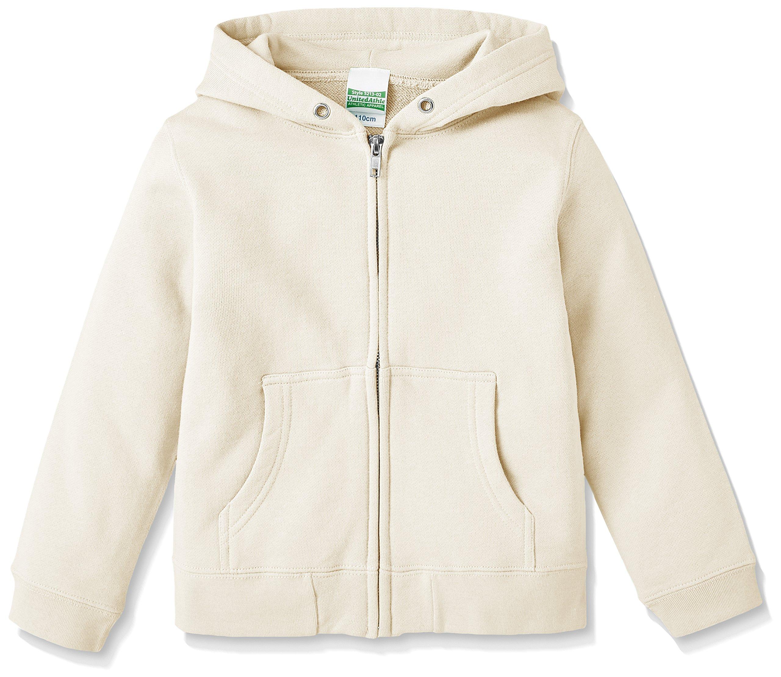 [United Athle] 10.0 oz Sweatshirt Full-Zip Hoodie (Brushed Fleece Lining) 521302 [Kids] 019 Natural 150