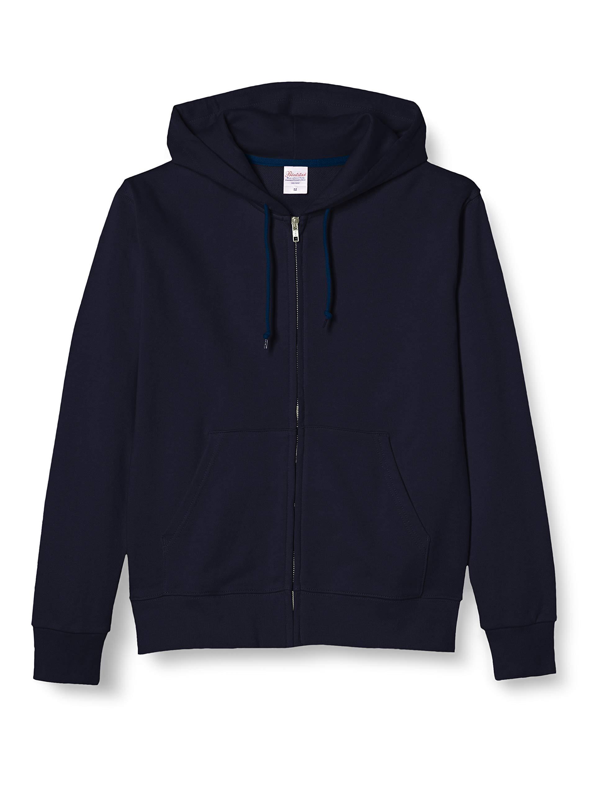 [Printstar] Sweatshirt 9.7oz Brushed Standard W-Hood Zip Pullover 00189-NNZ Men's Navy XS (Equivalent to Japanese size XS)