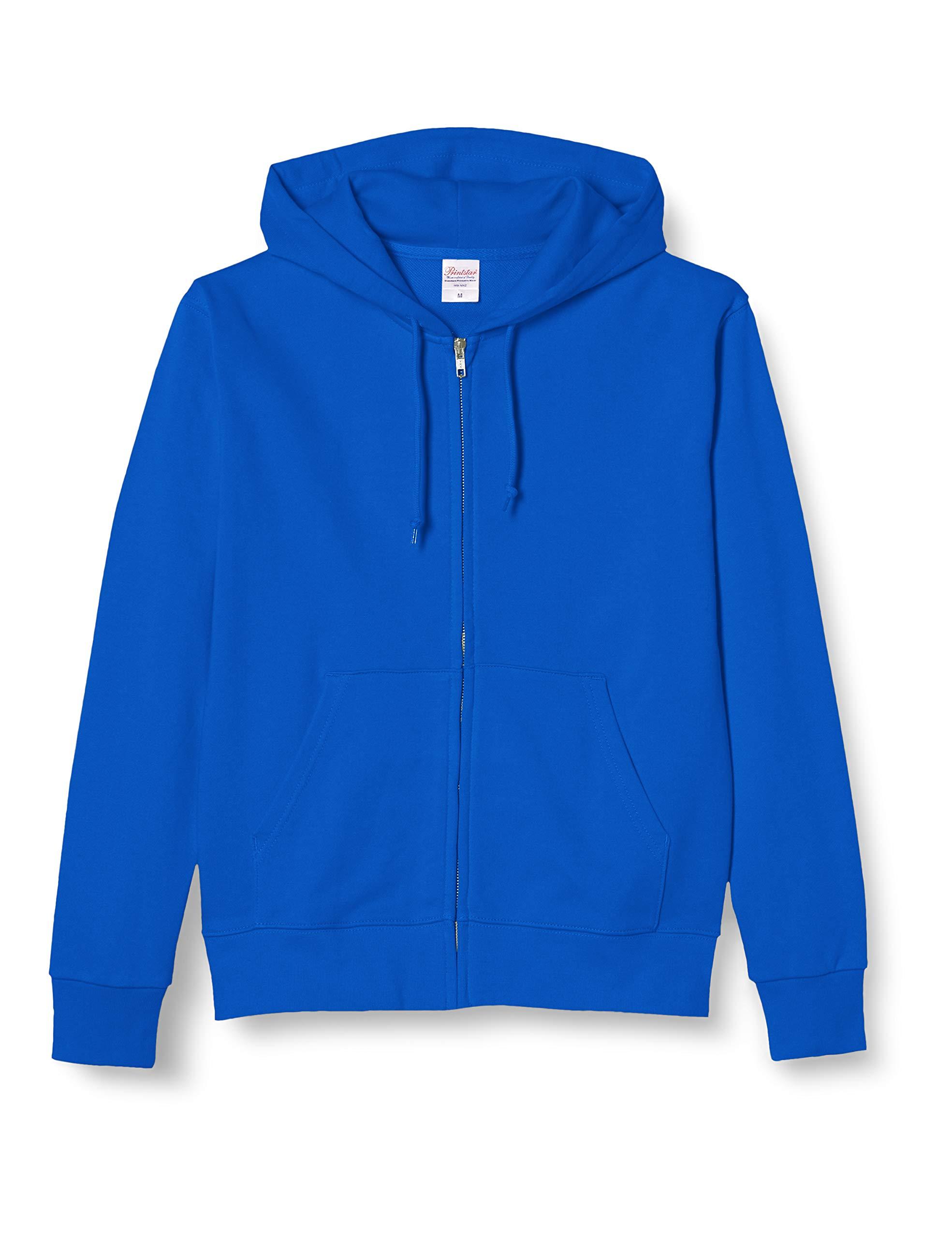 [Printstar] Sweatshirt 9.7 oz Brushed Standard Double Hooded Zip Pullover 00189-NNZ Men's Royal Blue 2XL (Equivalent to Japanese Size 2XL)