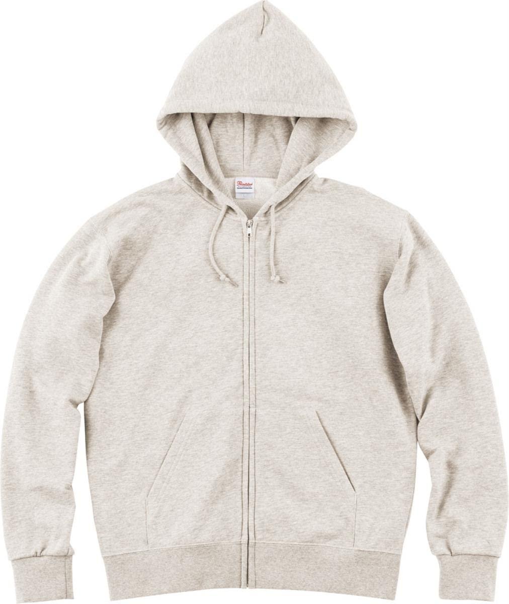 [Printstar] Sweatshirt 9.7oz Brushed Standard W-Hood Zip Pullover 00189-NNZ Men's Oatmeal S (Equivalent to Japanese Size S)