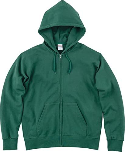 [Printstar] Sweatshirt 9.7oz Brushed Standard W Hood Zip Pullover 00189-NNZ Men's Ivy Green S (Equivalent to Japanese size S)
