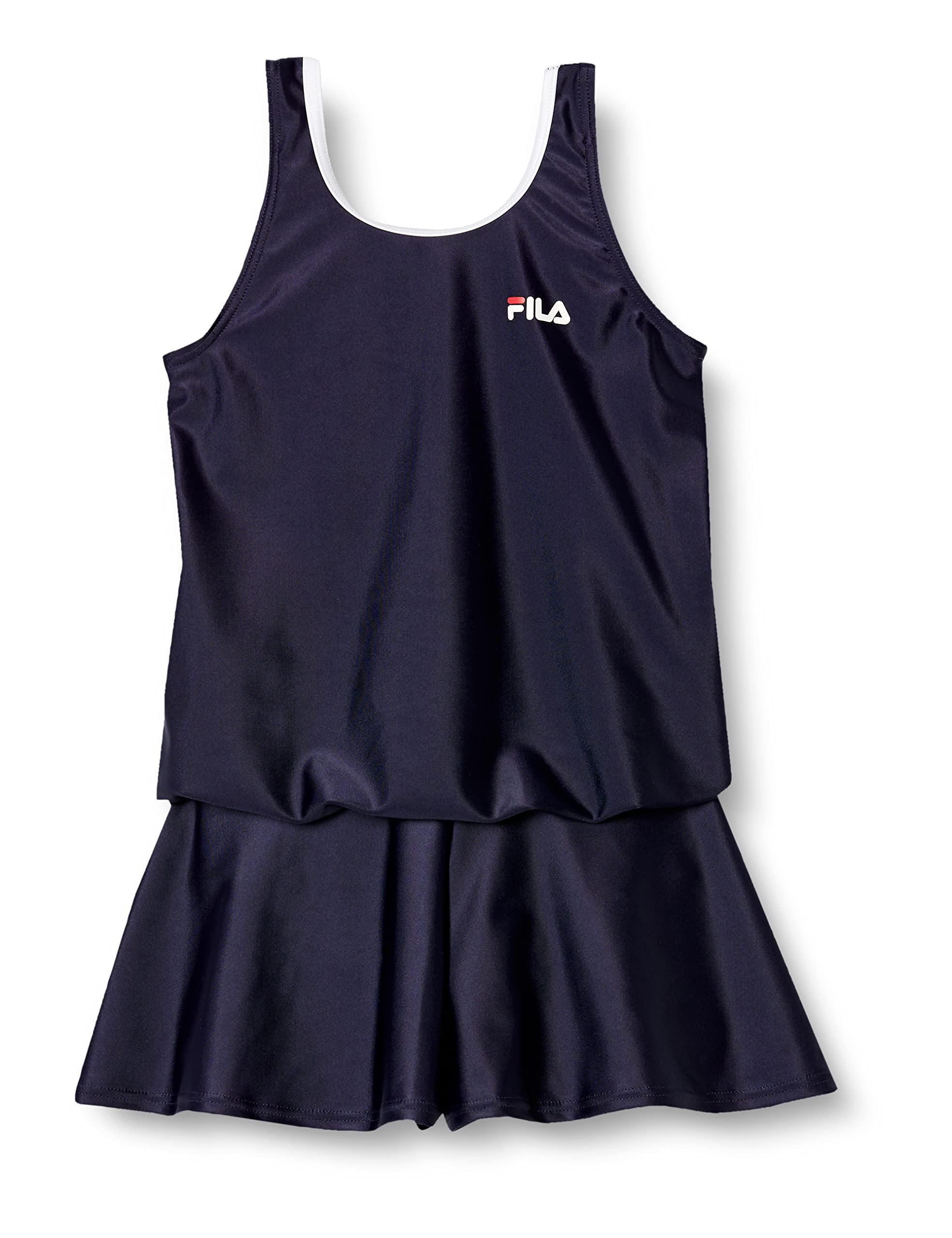 [Phila] School Swimsuit One-Piece Swimwear 127689 Girls Navy × White 170