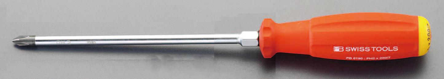 ESCO #2x100mm[+] Screwdriver (Hex Drive) EA560PF-2A