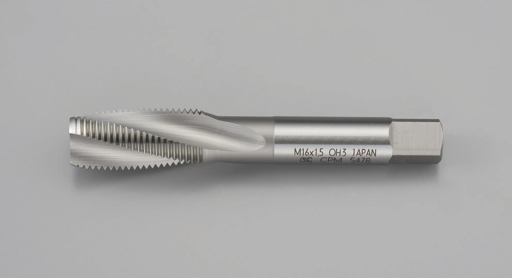 ESCO M10x1.5 Spiral Tap (for difficult-to-machine materials, powdered high-speed steel) EA829SD-10