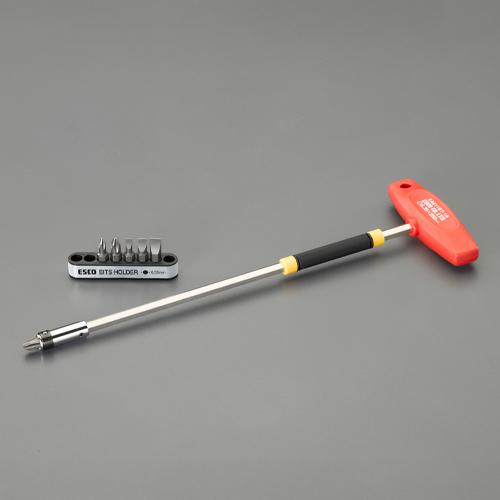 6-Piece T-Shaped Bit Holder Set (with Quick-Release)