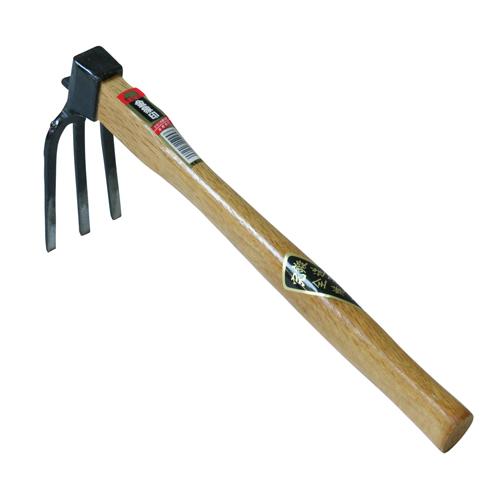 360mm Single-Handed Hoe with Three Tines