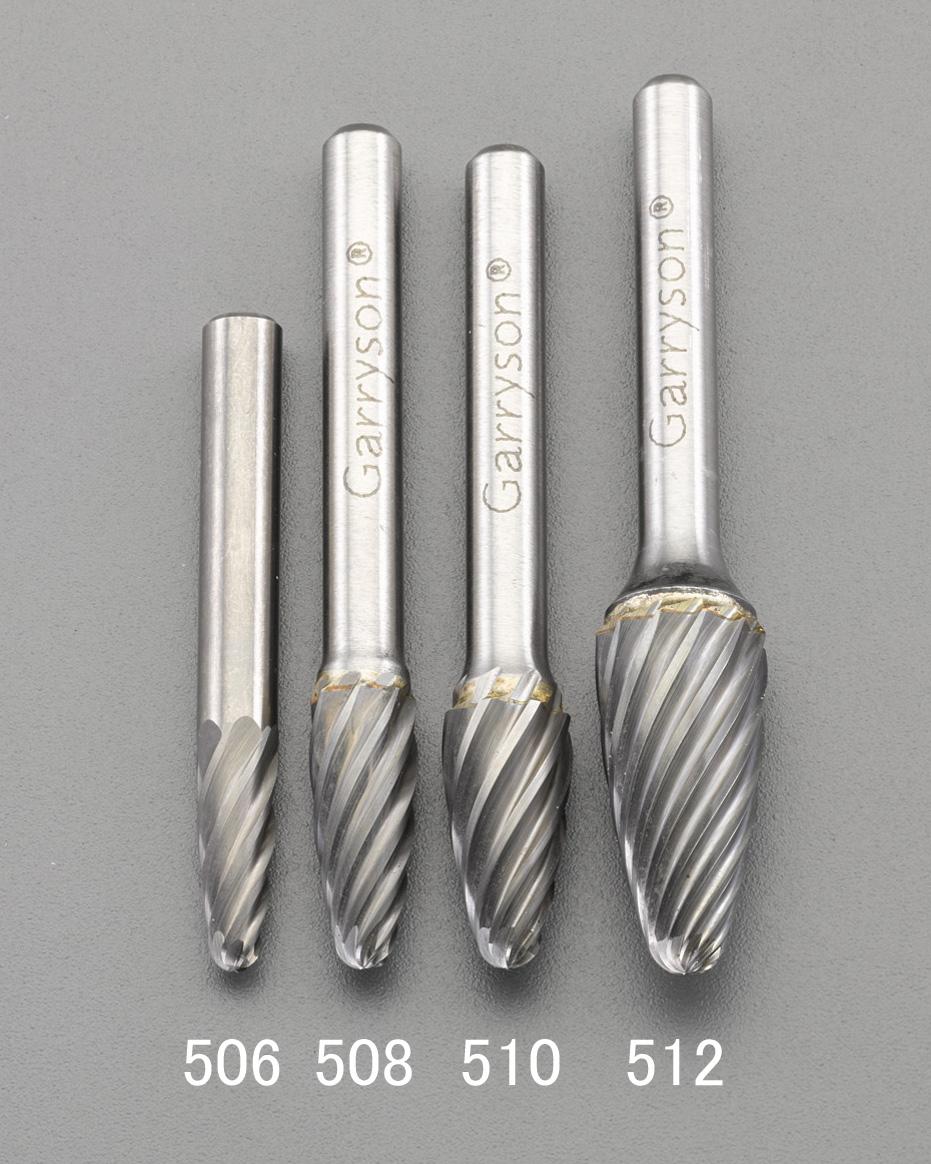 ESCO (High-Speed Steel) 8x19mm/6mm Shank Carbide Cutter (for Stainless Steel) EA819JE-508