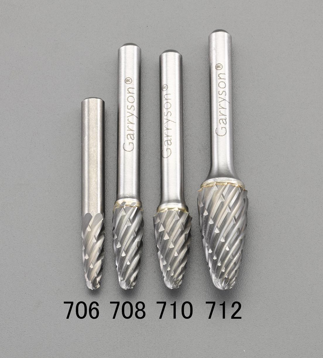 ESCO (High-Speed Steel) 8x19mm/6mm Shank Carbide Cutter (for Iron & Cast Iron) EA819JE-708