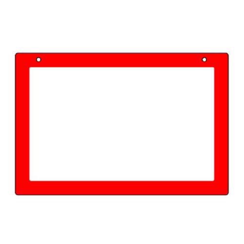 300x450mm Hanging Display Board (Red)