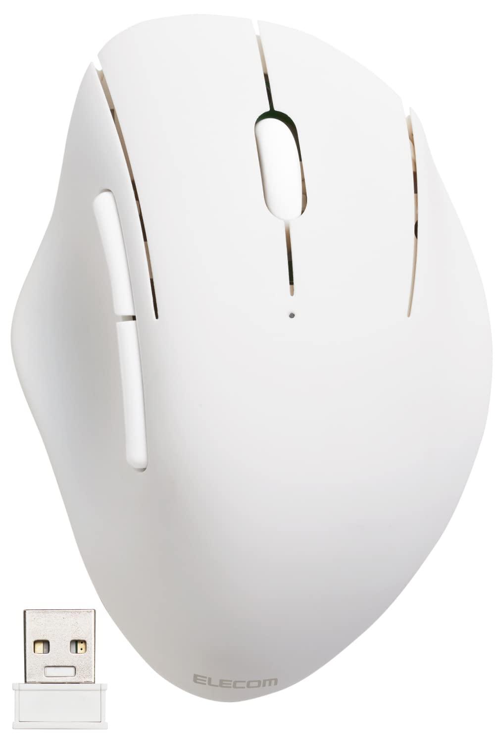 ELECOM Mouse Wireless Mouse SHELLPHA 2.4GHz Wireless Silent Antibacterial 5-Button White M-SH20DBSKWH
