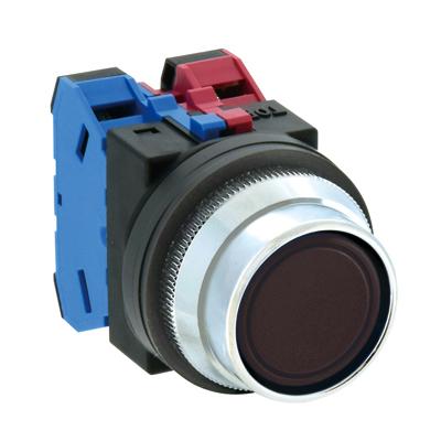 ESCO 1a-1b/30mm Push Button Switch (Full Guard Type/Black) EA940D-21A