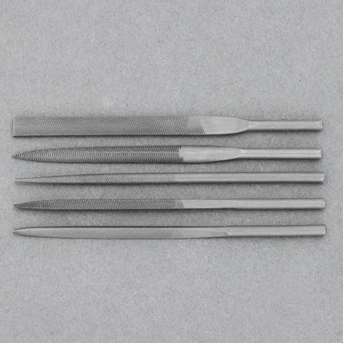 ESCO File Set, 5 Types/5 Pieces, Medium Grit φ3x85mm EA521TF-210