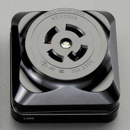 250V/30A Surface-Mounted Outlet (3-Pole)