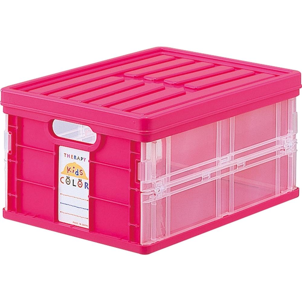 Esco 258x358x177mm/11.8L Folding Container Pink EA506AJ-24