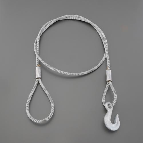 Esco Wire with Hook for Load Securing Devices φ9mm x 2.0m EA988XC-2