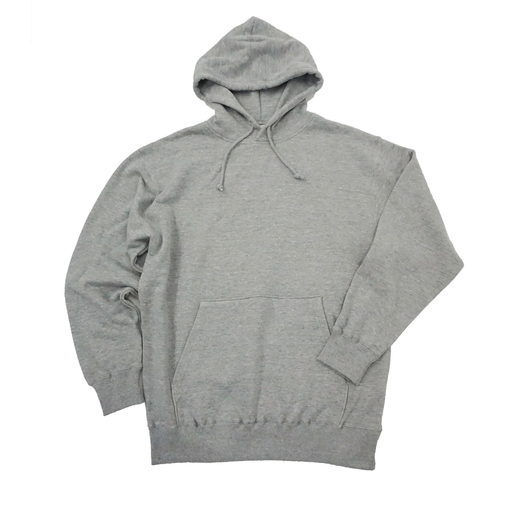 [LifeMax] Hooded Sweatshirt 10oz Hooded Pullover (Brushed Fleece Lining) Heather Gray