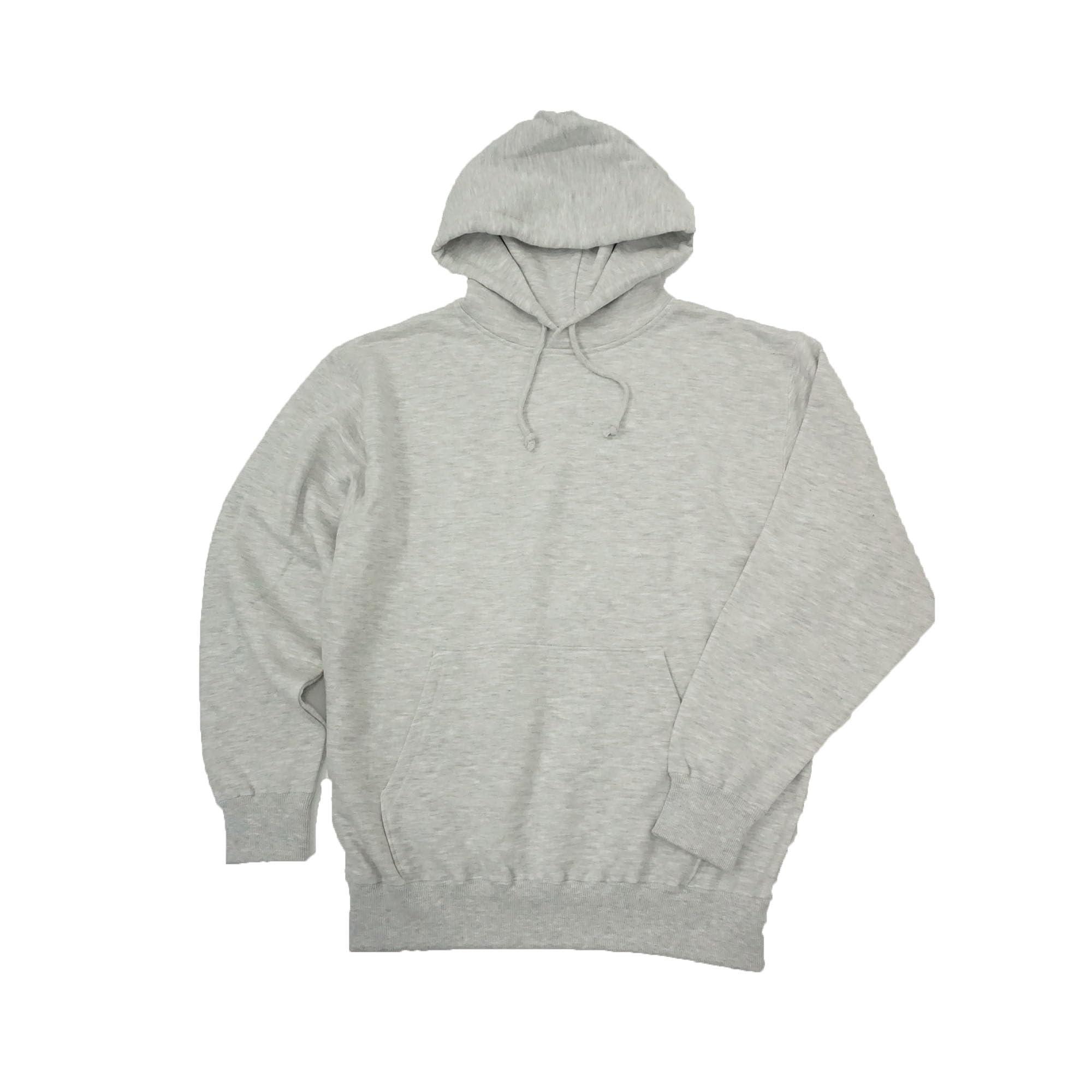 [LifeMax] Hooded Sweatshirt 10oz Hooded Pullover (Brushed Fleece Lining) Ash