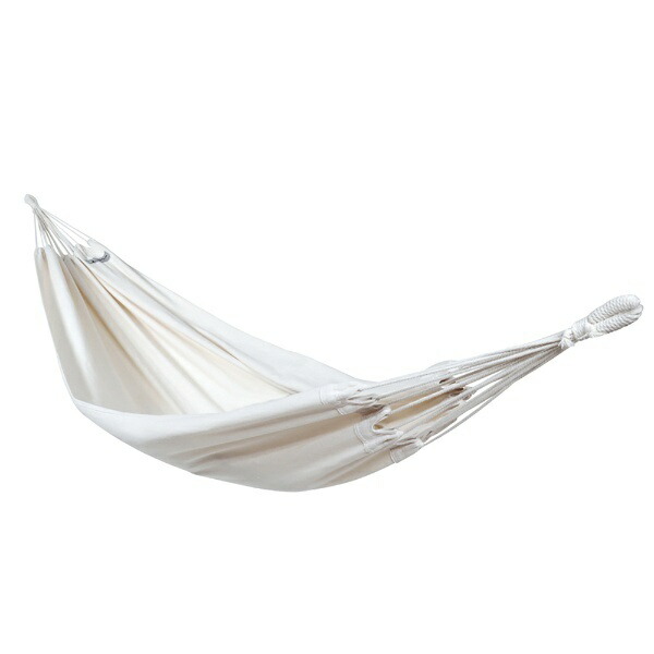 CAPTAIN STAG Palm Cotton Hammock White UD-2013 Overall Length 2720 × Depth 970 mm (Body only: Width 2000 × Depth 970 mm)