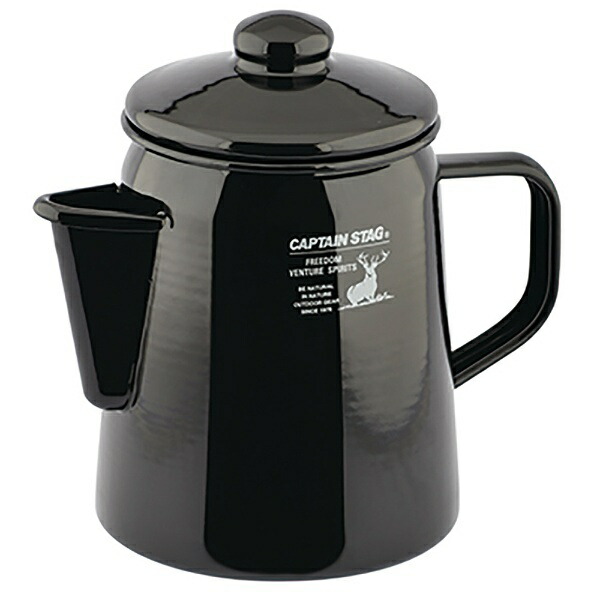 CAPTAIN STAG Kettle Enamel Kettle CS Black Label UH-522