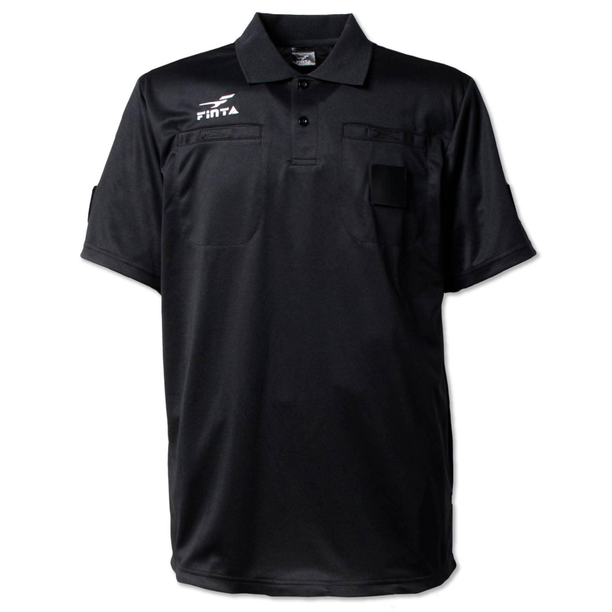 FINTA Soccer Futsal Referee Short-Sleeve Shirt FT5978 (0500) Black O