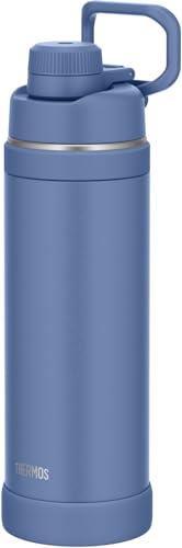 THERMOS Vacuum Insulated Sports Bottle 1L Ash Blue Convenient carry loop for portability Direct drinking Removable mouthpiece for easy cleaning For cooling only FJU-1000 ASB