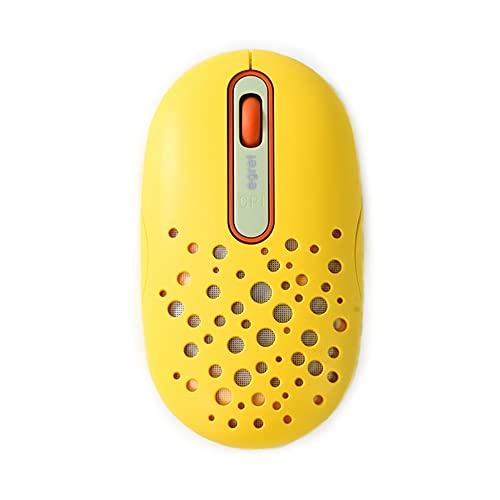 Business Harmony EGRET HappiE LED Soft Glow High-Performance Rechargeable Wireless Mouse Lemon EM23-H3