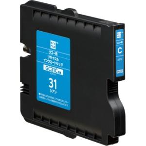 Ecolica Recycled Ink Cartridge Cyan (Pigment) [Ricoh: GC31C Compatible] ECI-RC31C 1 Cartridge