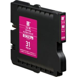 Ecolica Recycled Ink Cartridge Magenta (Pigment) [Ricoh: GC31M Compatible] ECI-RC31M 1 Cartridge