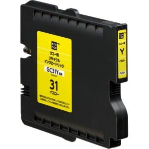 Ecolica Recycled Ink Cartridge Yellow (Pigment) [Ricoh: GC31Y Compatible] ECI-RC31Y 1 Cartridge