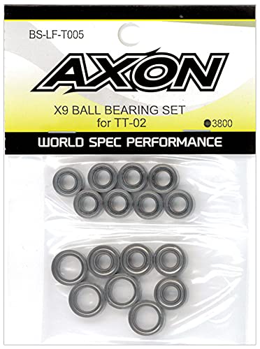 AXON X9 Ball Bearing Set for TT-02 BS-LF-T005